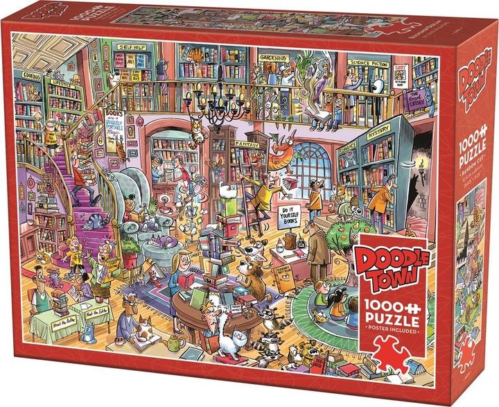 Actual product image Cobble Hill Verrückter Buchladen 1000 Teile (1000 pieces)