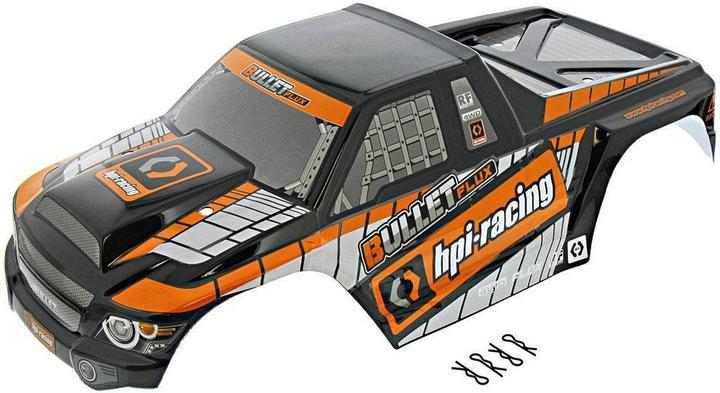 Produktbild HPI Karosserie bemalt Bullet Flux MT (Schwarz)