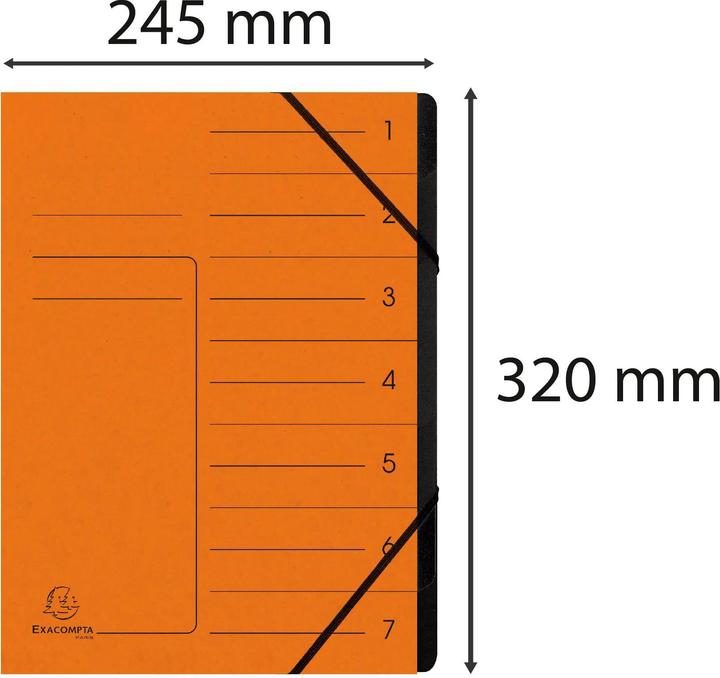 Produktbild Exacompta Ordnungsmappen (A4, 1 x)