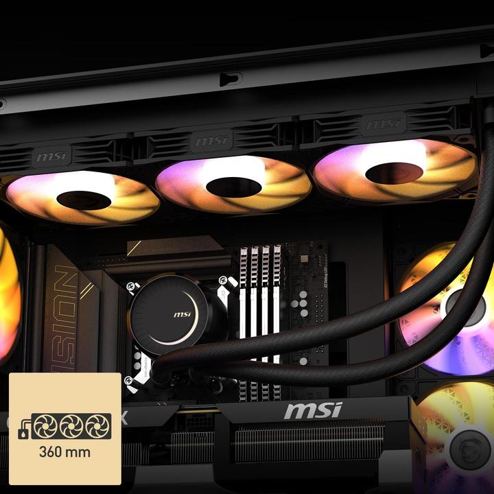 Actual product image MSI MEG Vision X AI 2NVV7-004EU Ultra 7 265K 32GB DDR5 SSD2TB GeForce RTX 5080 16GB (2000 GB, 32 GB)