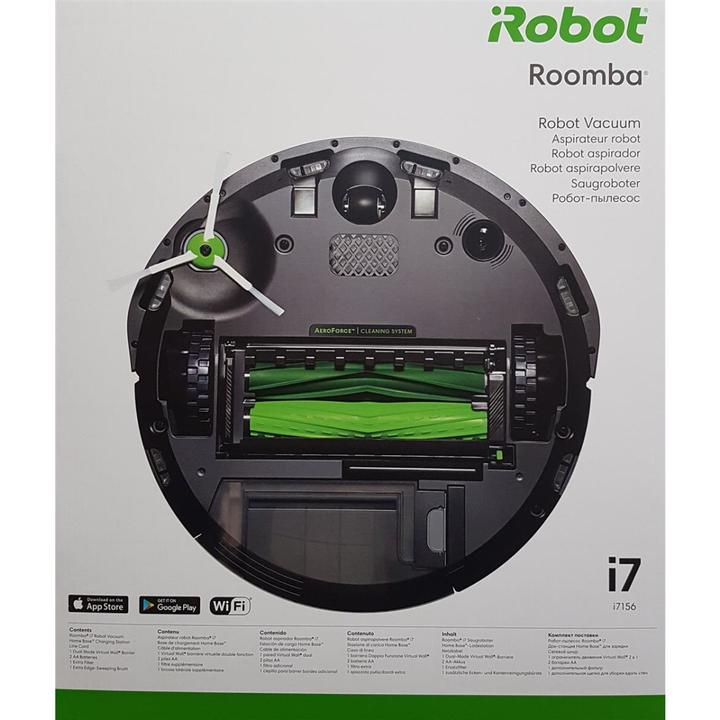 Produktbild iRobot Roomba i7 i7156 Staubsaugerroboter, silber (Saugroboter)