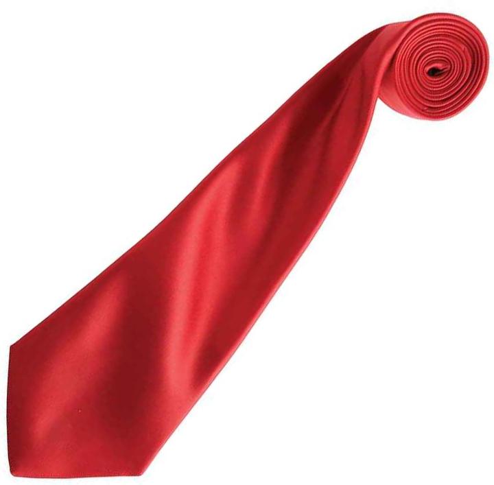 Actual product image Premier Unisex Adult Colours Satin Tie