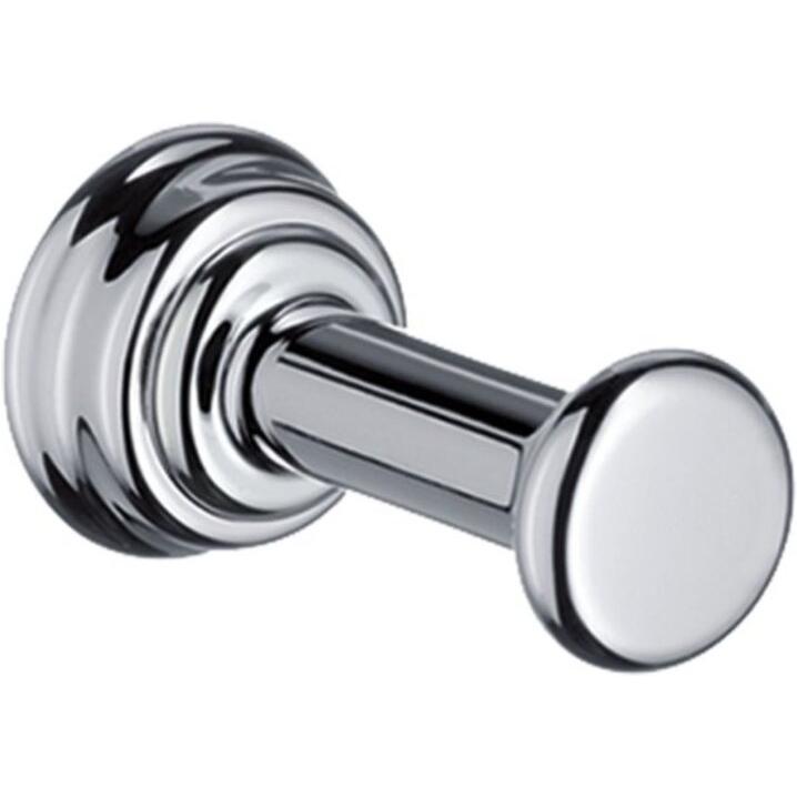 hansgrohe, Handtuchhalter + Handtuchhaken, Einzelhaken AXOR MONTREUX Wandmontage brushed black chrome
