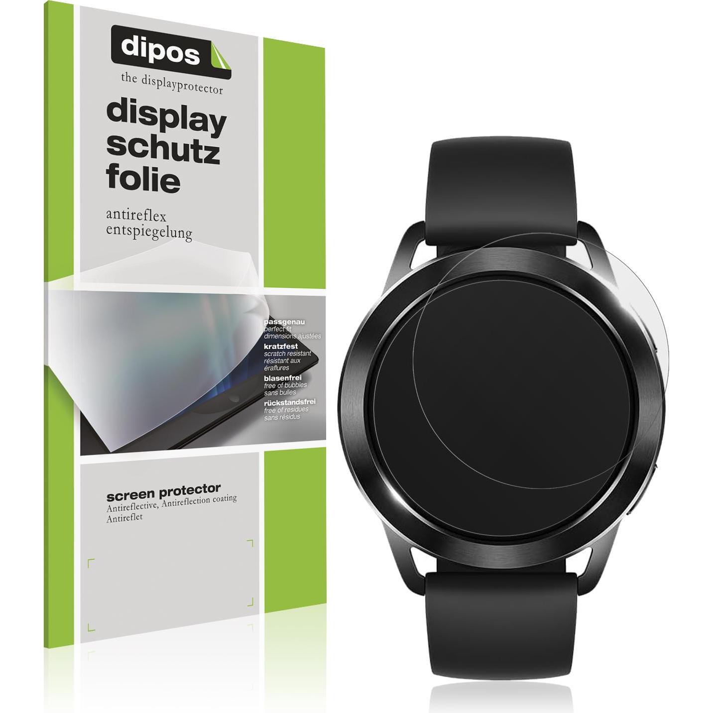 Dipos Schutzfolie Matt für Xiaomi Watch S3, Smartwatch Schutzfolie, Transparent