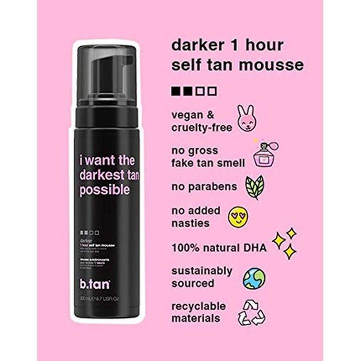 Produktbild B.Tan I Want the Darkest Tan Possible (Selbstbräunungsschaum)