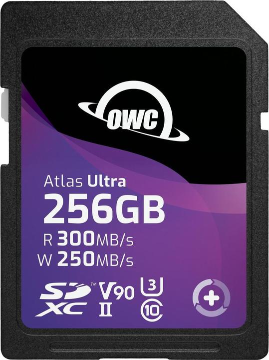 OWC Atlas Ultra SDXC V90 UHS-II Memory Card 256GB (256 GB, SDXC, U3, UHS-II)