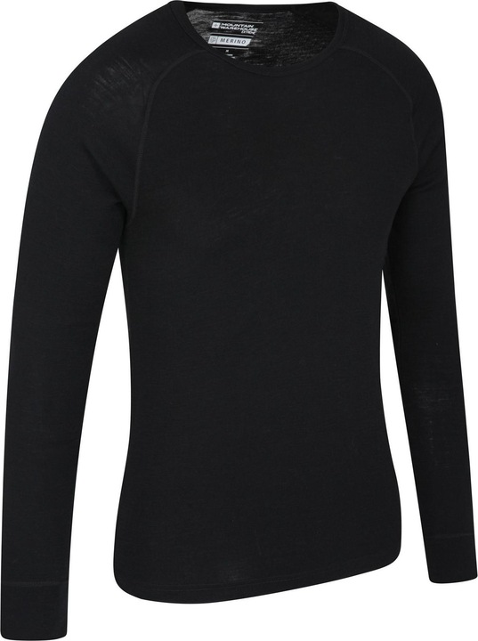 Actual product image Mountain Warehouse Mens Merino Wool Base Layer Top (Pack of 2) (3XL)