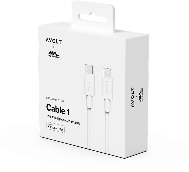 Produktbild Avolt USB C — Lightning (2 m, 60 W)
