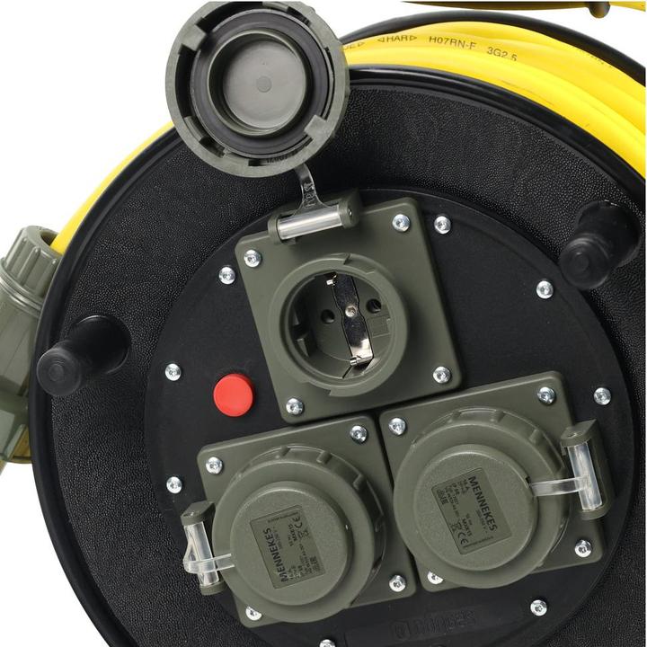 Image du produit Dönges Enrouleur de câble pompier, DIN 14680, 230 V (50 m)