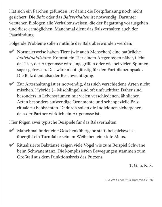 Immagine prodotto Harenberg Die Welt erklärt für Dummies Tagesabreisskalender 2026 (2026, Giornaliero)