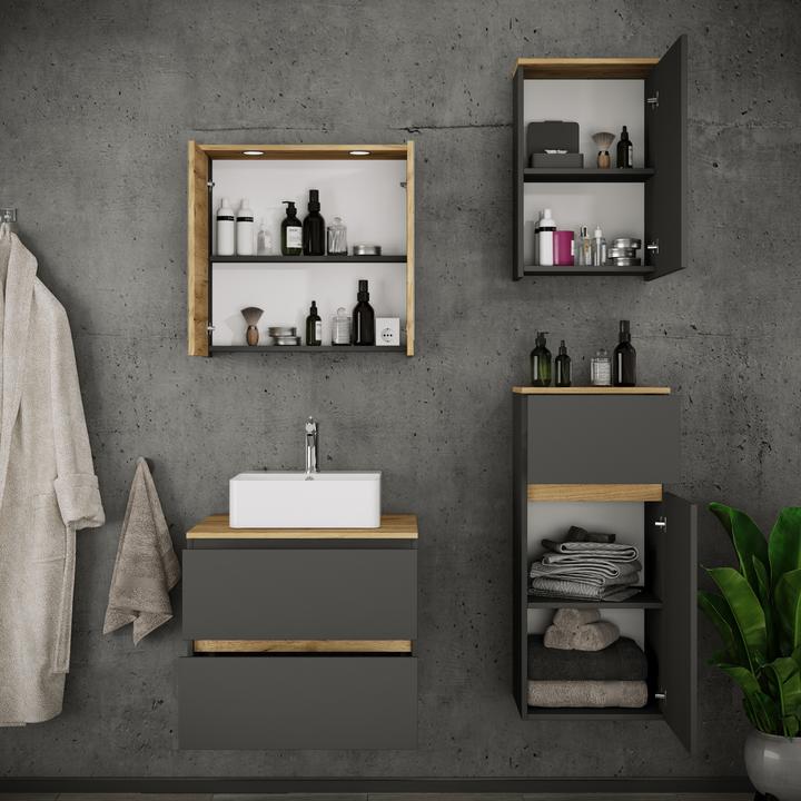 Produktbild VCM Badmöbel-Set mit Waschbecken Cosila-A 60