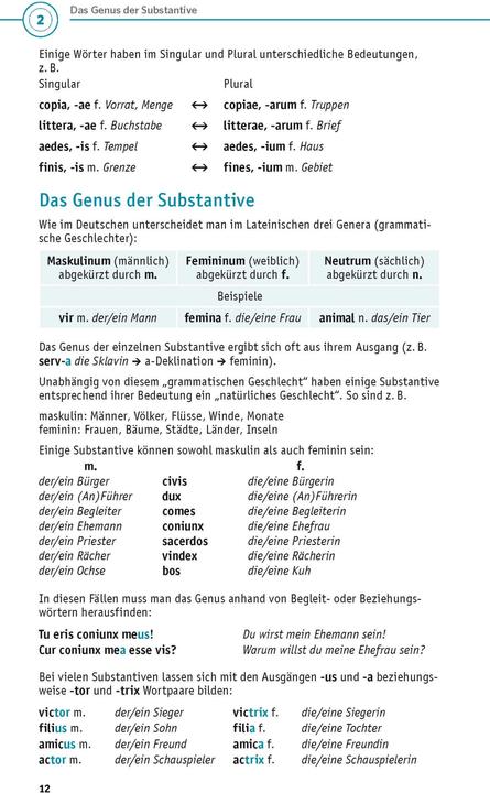 Actual product image Grammatik kurz & bündig Latein (German, Latin, 2023)