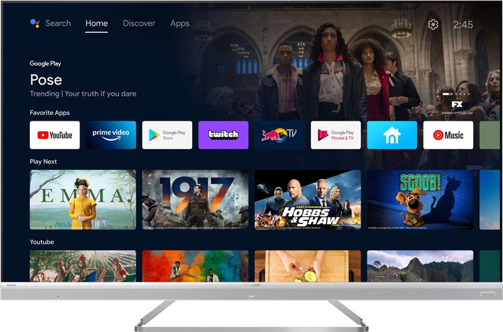 Image du produit Sharp 55EQ4EA (55", EQ4, QLED, 4K, 2022)