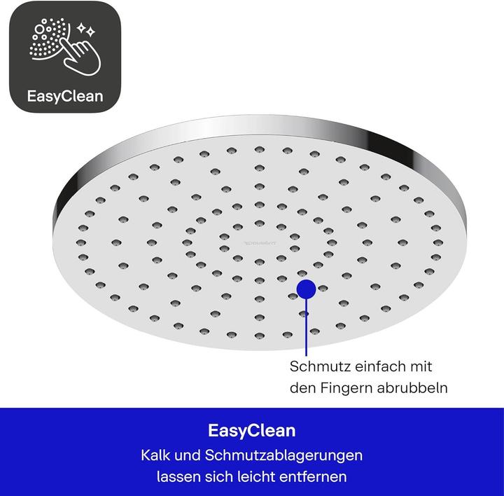 Actual product image Duravit Shower heads and accessories Shower head set 250 high-gloss chrome (1 Beam type, 9 l/min)