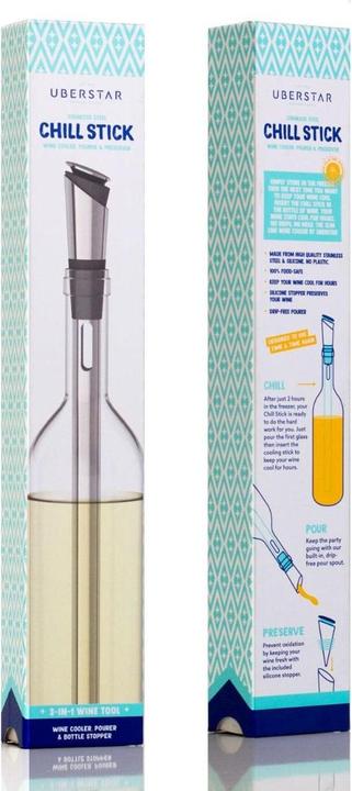 Image du produit Uberstar Barre de refroidissement du vin (Bouchon de vin, Verseur de vin)