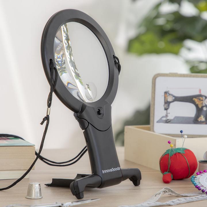 Image du produit InnovaGoods Loupe à main levée avec lumière LED Zooled
