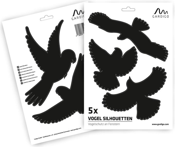 Gardigo FensteraufkleberVogelbilder