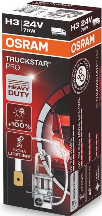 Actual product image Osram Truckstar Pro (H3)