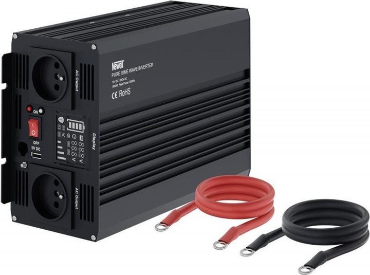 Newell Voltage Converter w/ Pure Sine Wave - 12 V / 230 V 1000 W.