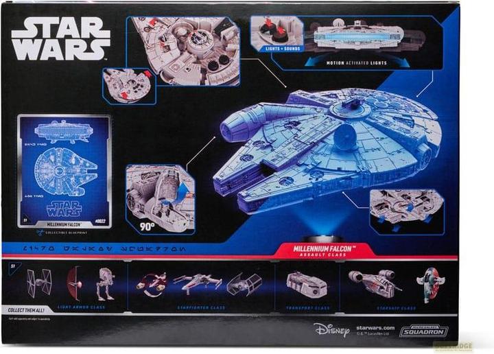 Immagine prodotto Star Wars Micro Galaxy Deluxe Vehicle (veicolo e figura da 9") -Millenium Falcon Wave 1r /Giocattoli