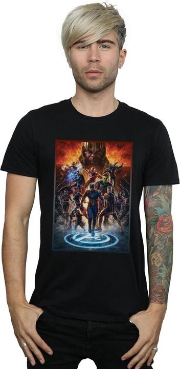 Actual product image Mens Avengers Endgame Heroes At War T-Shirt (4XL)