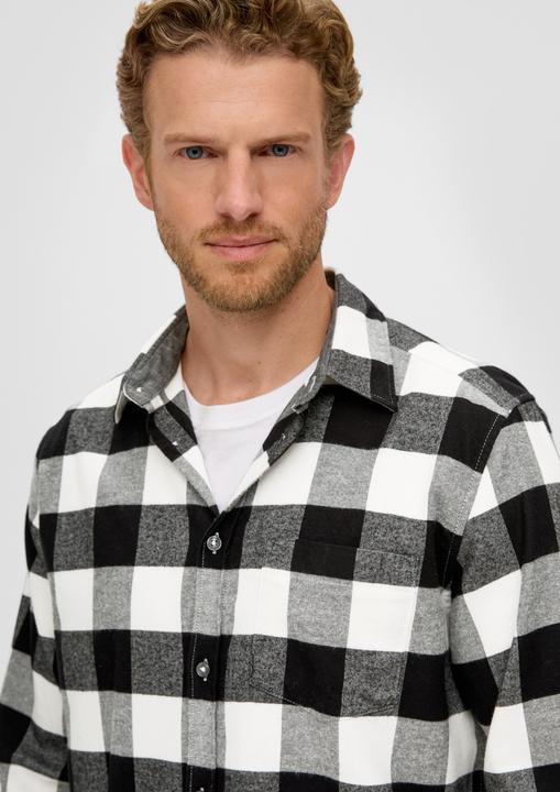Produktbild s.Oliver Hemd Regular: Karohemd aus Baumwollstretch (XL)