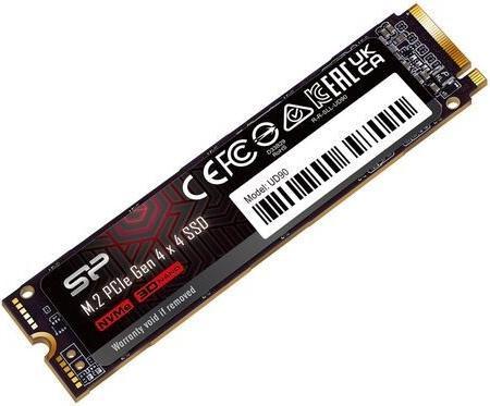 Actual product image Silicon Power M.2 2280 PCIe 500GB SSD UD90 Gen4x4 NVMe 4500/1950 MB/s (500 GB, M.2 2280)