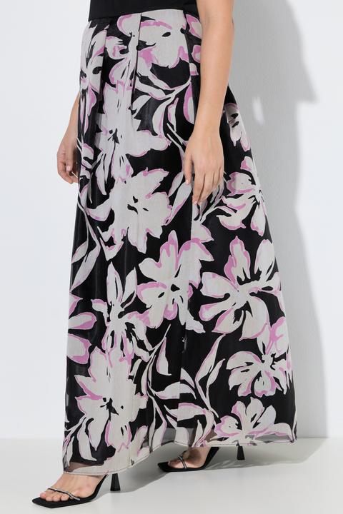 Produktbild Ulla Popken Maxikleid, Ausbrenner, V-Ausschnitt, Halbarm (58, 60)