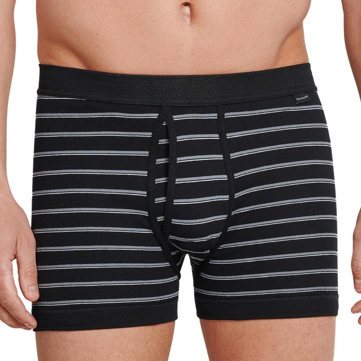 Produktbild Schiesser 4er Pack Original Classics Feinripp Unterhose kurz mit Eingriff (M, 4er Pack)
