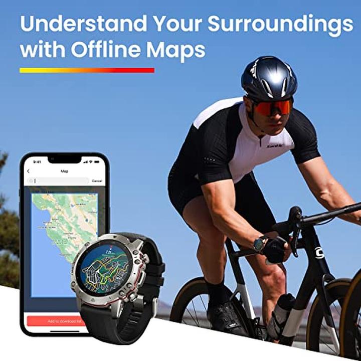 Actual product image Huami Smartwatch Amazfit Falcon Czarny (W2029OV1N) (47.20 mm)