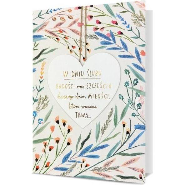 Teka, Biglietto di auguri + Carta da lettere, Karte B6 Hochzeit