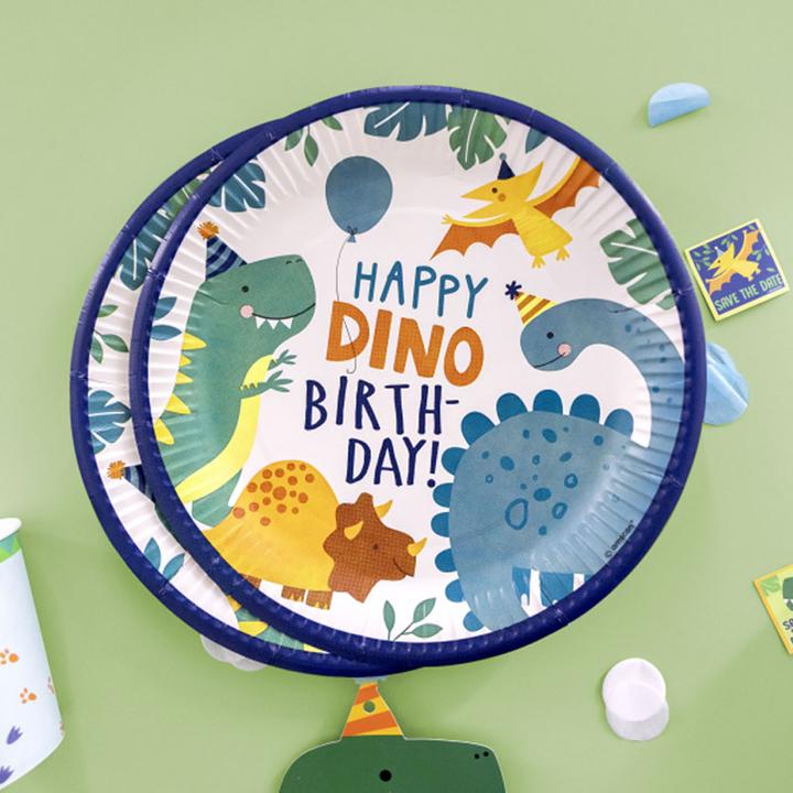 Produktbild Amscan Happy Dino (8x)