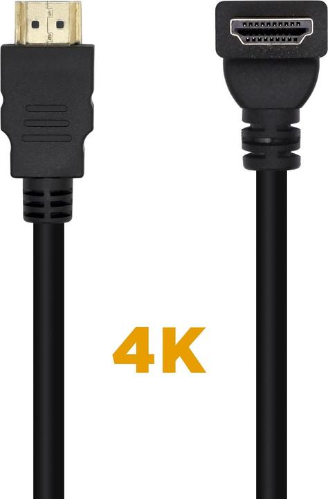 Produktbild Aisens CABLE HDMI V2.0 ACODADO PREMIUM 4K60HZ A/M-A/M 2.0M (2 m)