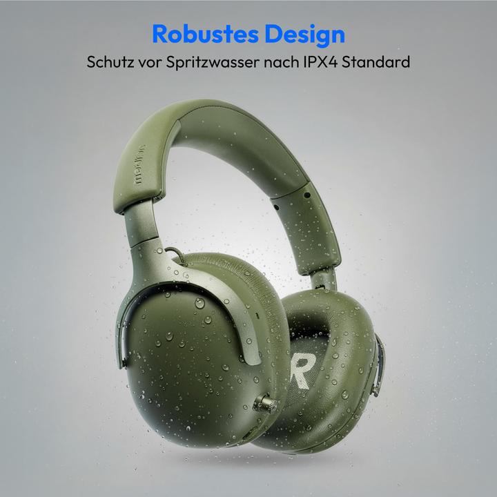 Actual product image Medion LIFE HX1-Pure Over Ear-Kopfhörer grün (NC, 100 h, Cable, Wireless)