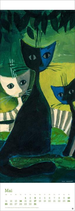 Image du produit Rosina Wachtmeister Vertical Kalender 2026 (24,5 x 69 cm, Couverture rigide, Allemand)