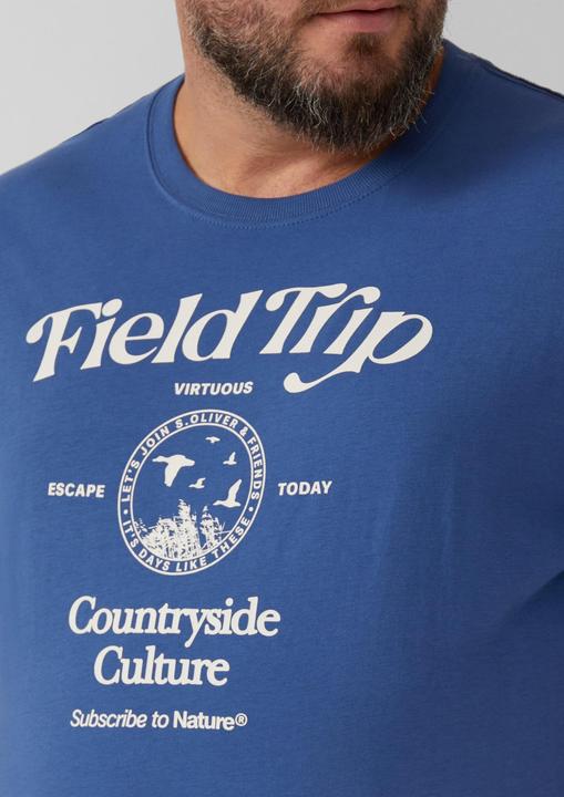 Produktbild S.Oliver T-Shirt Baumwoll-T-Shirt mit Frontprint (4XL)