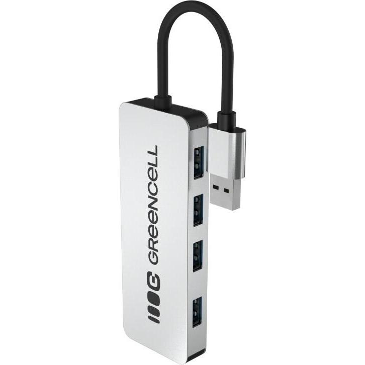 GreenCell USB hubs 4 PORT USB-A 3.0 5904326375901 HUB-GC-A4A (5904326375901) (USB-A, 4 porte), Docking station + Hub USB