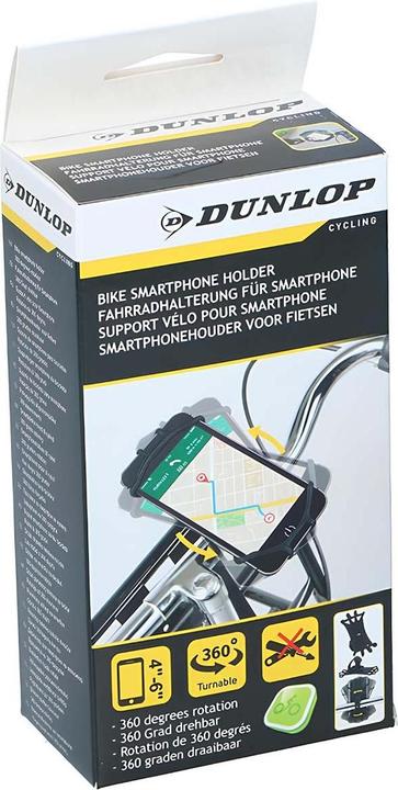 Produktbild Dunlop Fahrradtelefonhalter 10-15 cm drehbar (Schwarz)