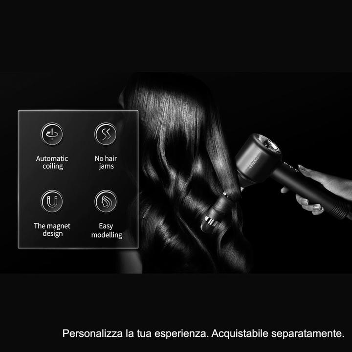 Produktbild OBA Haartrockner mit 500 Mio. negativen Ionen, 75 m/s Luftstrom, 54 dB, 358 g, 5 Temperaturen