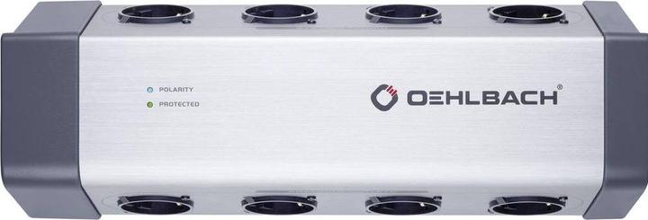 Produktbild Oehlbach XXL Powersocket 908 - 8-fach HighEnd Schuko-Netzleiste im Metallgehäuse (8x, 1.50 m)