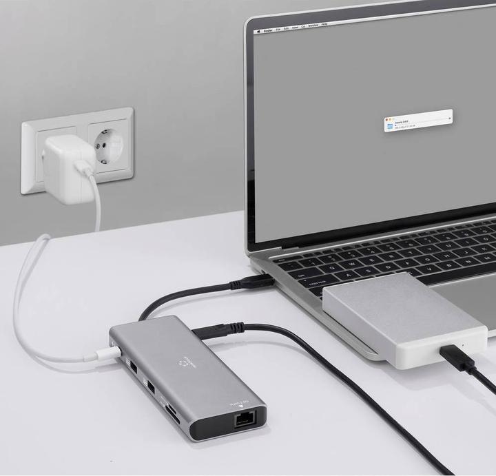 Produktbild Renkforce USB-C® Dockingstation RF-DKS-905 10-in-1 8K PD 3.1 Passend für Marke (USB-C, 10 Ports)