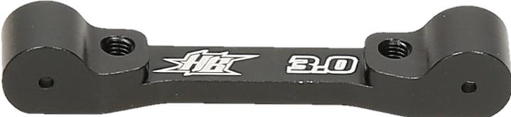 Produktbild HB Racing CYCLONE D4 - REAR SUSPENSION BLOCK (REAR SIDE/3Degree/Aluminum/Black)