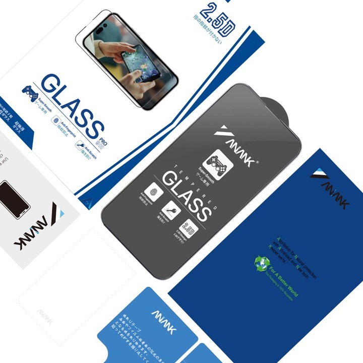 Produktbild Anank 2.5D Transparentes Game Edition (matt) Anti-Fingerprint Panzerglas für iPhone 16 (1 Stück, Apple iPhone 16)