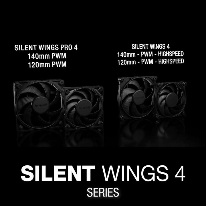 Actual product image be quiet! Silent Wings 4 HS (140 mm, 1 x)