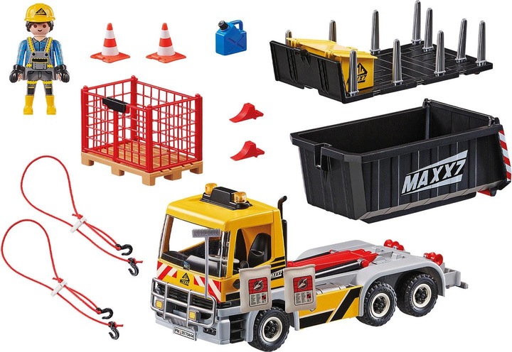 Produktbild Playmobil LKW mit Wechselaufbau (70444, Playmobil City Action)