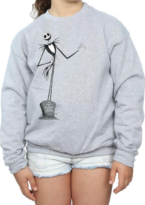 Produktbild Disney Nightmare Before Christmas Jack Pose Sweatshirt Mädchen (140, 146)