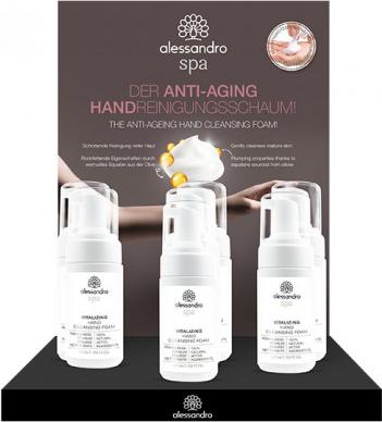 Produktbild Alessandro Handreinigungsschaum Display Anti-Aging (300 ml)