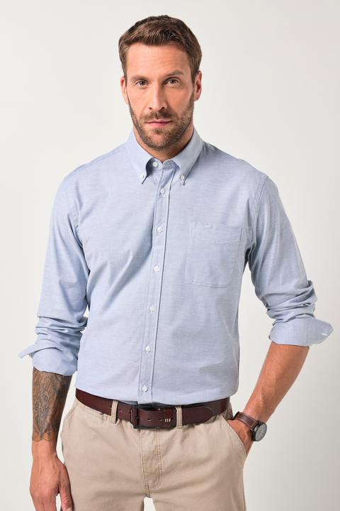 Produktbild JP1880 Oxfordhemd FLEXNAMIC®, Langarm, Buttondown-Kragen, Modern Fit (XL)