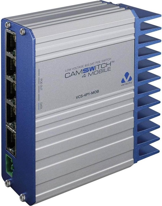 Veracity CAMSWITCH 4 Commutateur réseau PoE mobile 802.3AT (5 Ports)