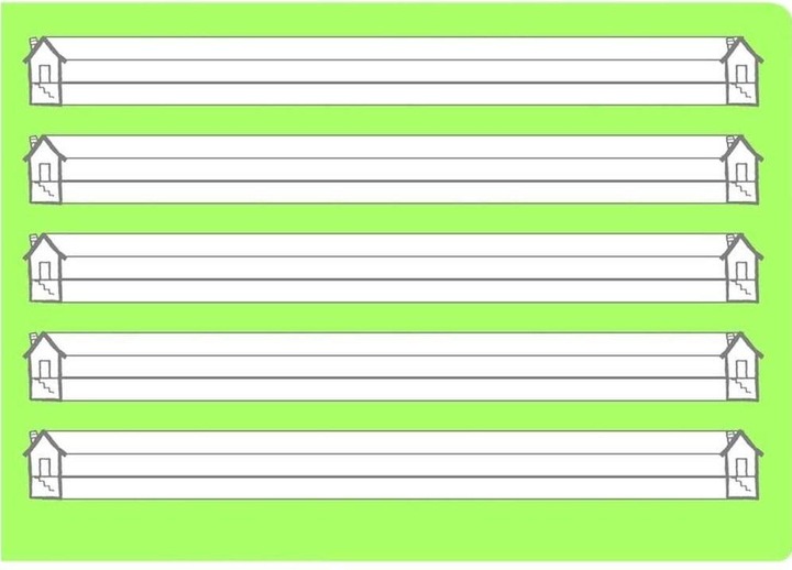 Energy Label Oxford Writing book A5 landscape (A5, Lined, Soft cover)